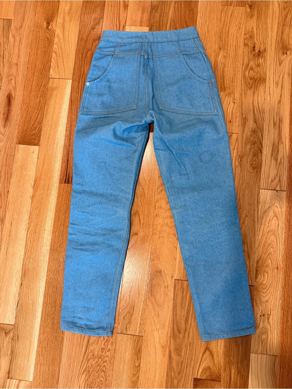 Eckhaus Latta Mid Blue Straight-Leg Jeans